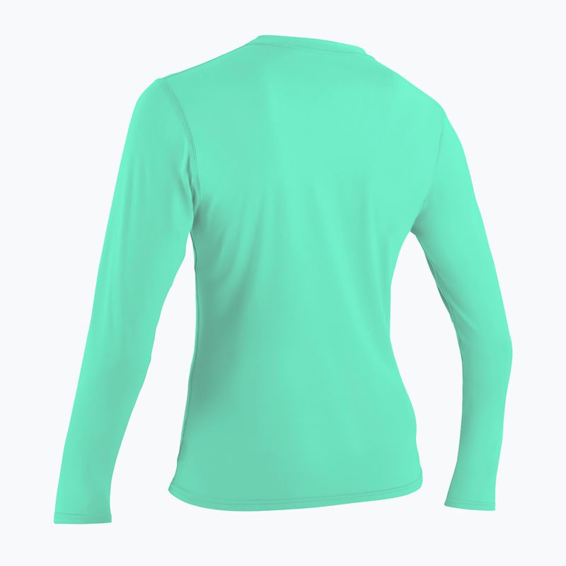 Női hosszú ujjú úszó O'Neill Basic Skins Sun póló light aqua 2