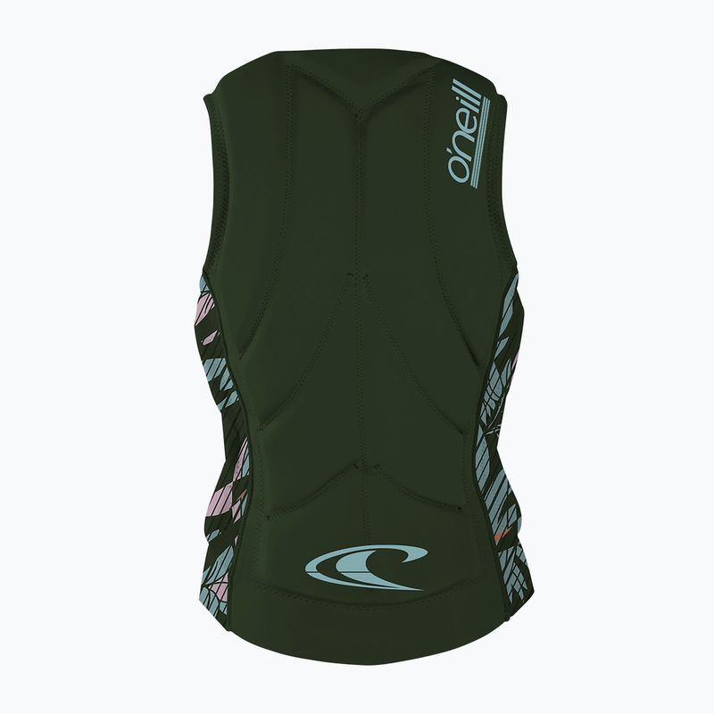 Női biztonsági mellény O'Neill Slasher Comp darkolive/baylen 2