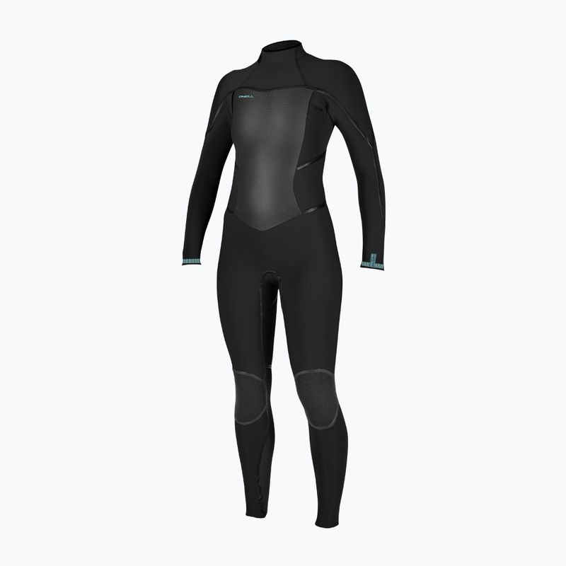 Női O'Neill Psycho Tech 5/4+ Back Zip Full fekete neoprén habszivacs