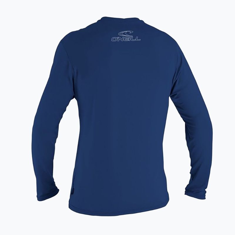 Férfi O'Neill Basic Skins LS hosszú ujjú napozóing tengerészkék 4339 2