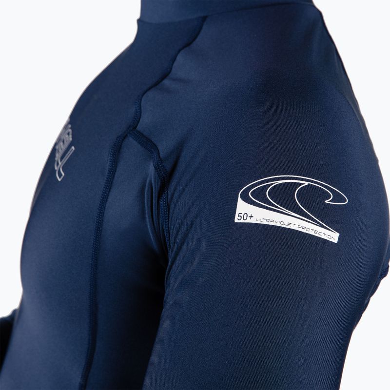 O'Neill Basic Skins LS hosszú ujjú Rash Guard melegítőfelső tengerészkék 3342 5