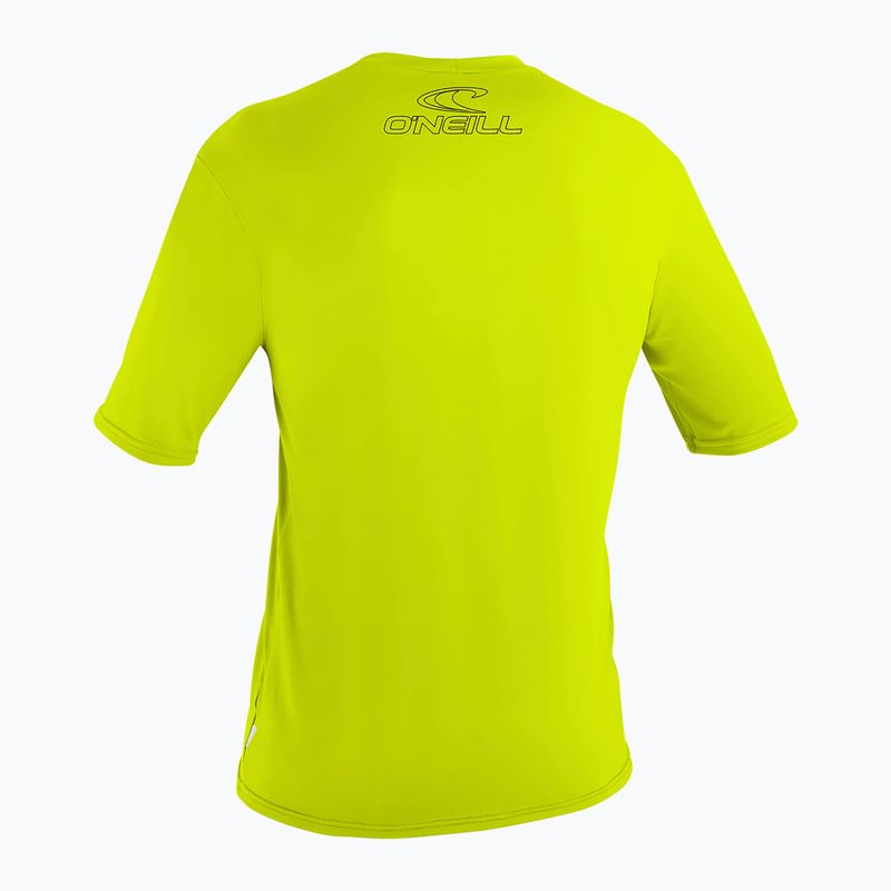 O'Neill Youth Basic Skins Sun Shirt lime gyermek úszómez 2
