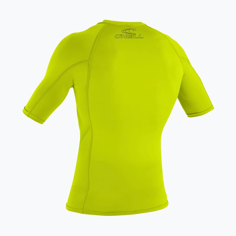 Gyermek úszó póló O'Neill Youth Basic Skins Rash Guard lime 2