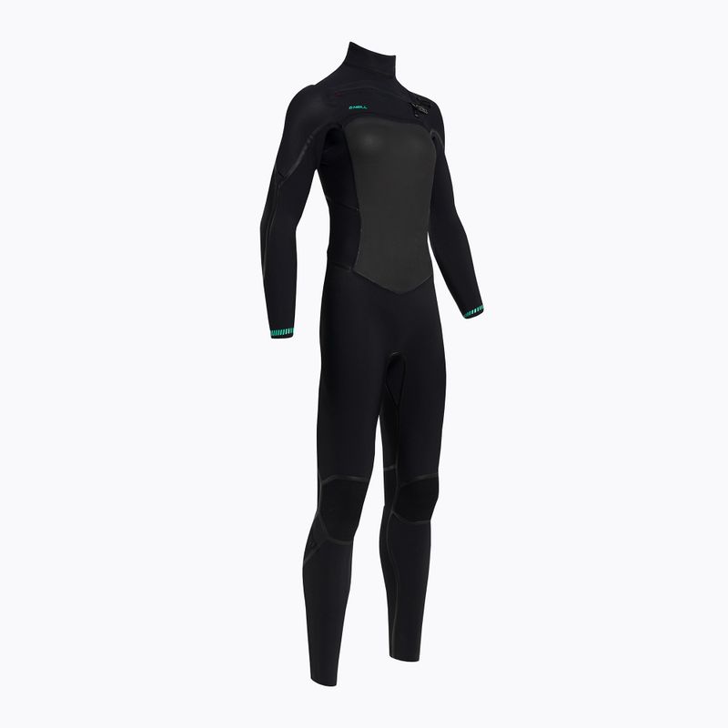 Női 4/3+mm O'Neill Psycho Tech Chest Zip Full Fekete 5339