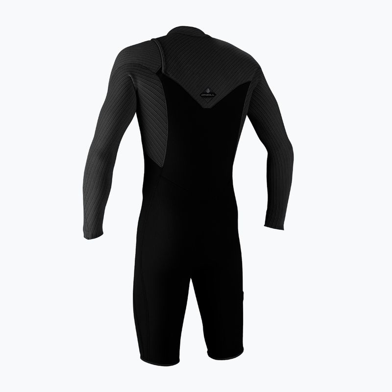 Férfi O'Neill Hyperfreak 2mm Chest Zip L/S Spring búvárruha fekete 5496 2