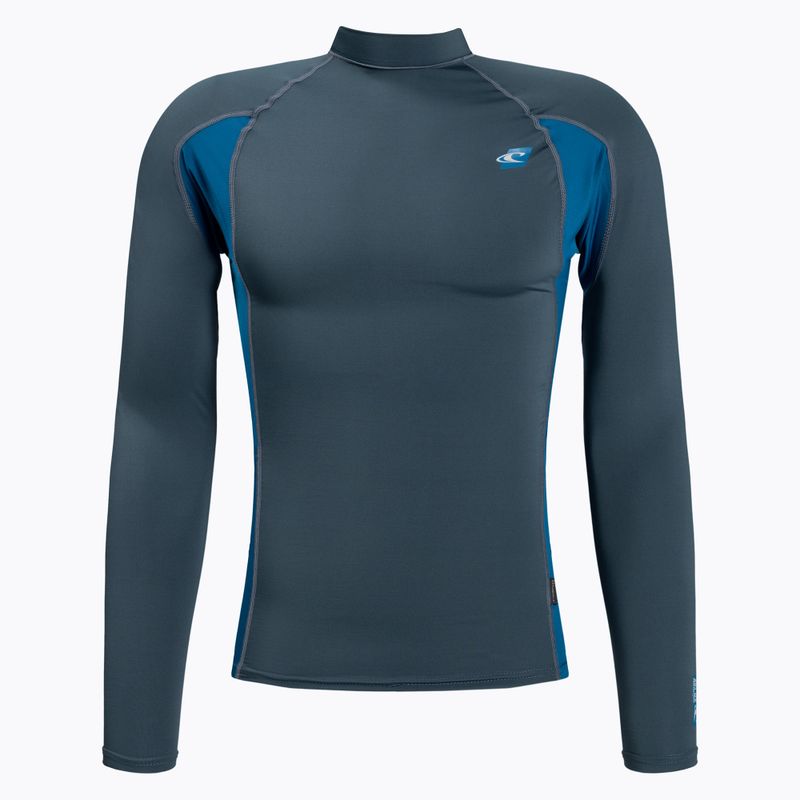 Férfi szörfös póló O'Neill Premium Skins LS Rash Guard tengerészkék 4170B