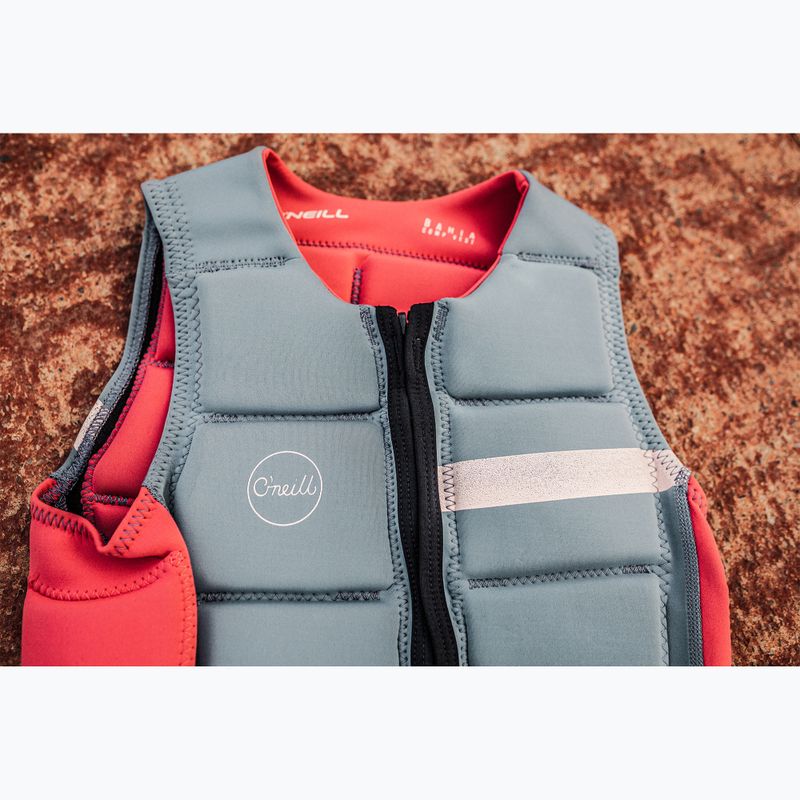 Női O'Neill Bahia Comp tradewinds/tea rose biztonsági mellény 4
