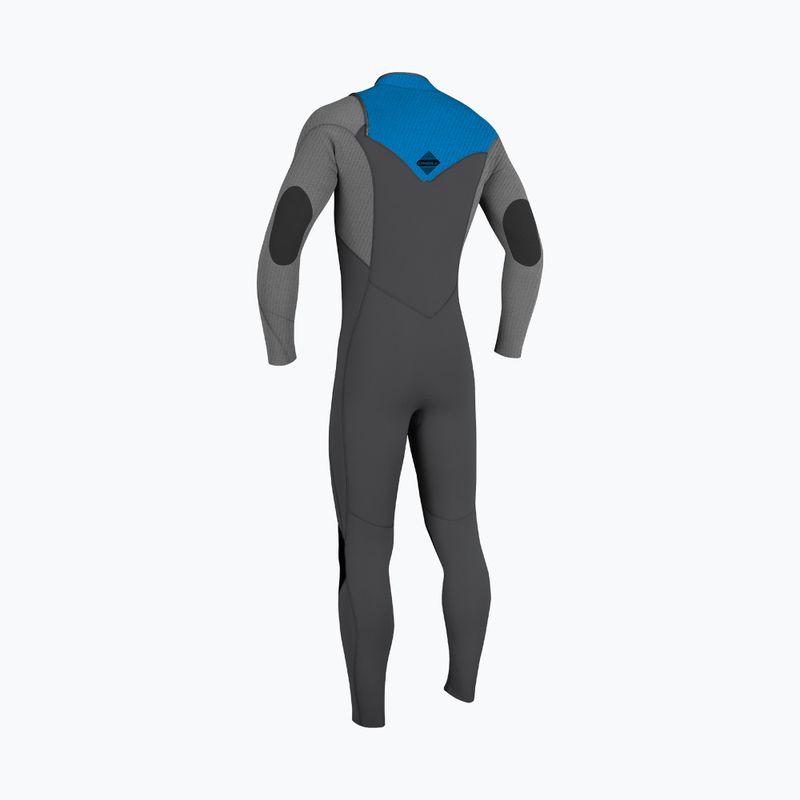 O'Neill Youth Hyperfreak 3/2+ Chest Zip Full grafit/füst/baliblue gyermek úszószivacs 2
