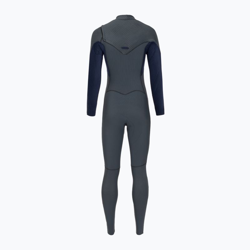 Női O'Neill Hyperfreak 5/4+ mellkasi cipzáras teljes testű neoprén ruha shade/navy 3