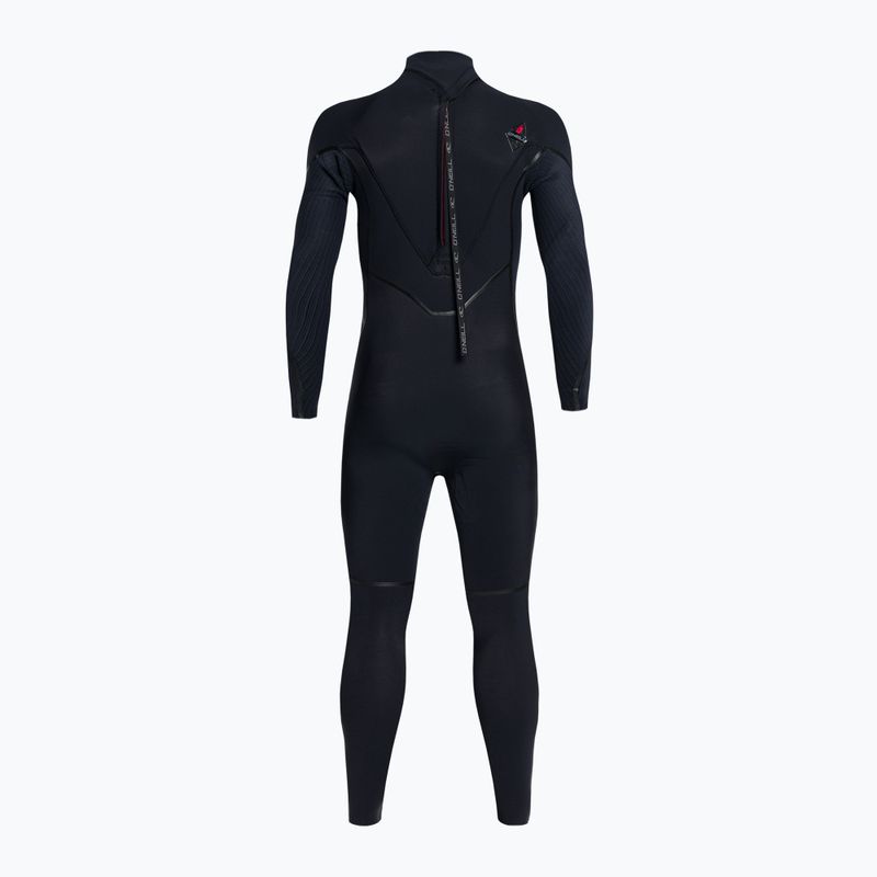 Férfi O'Neill Hyperfreak Fire 5/4+ Back Zip Full A00 úszóhab fekete 5549 3