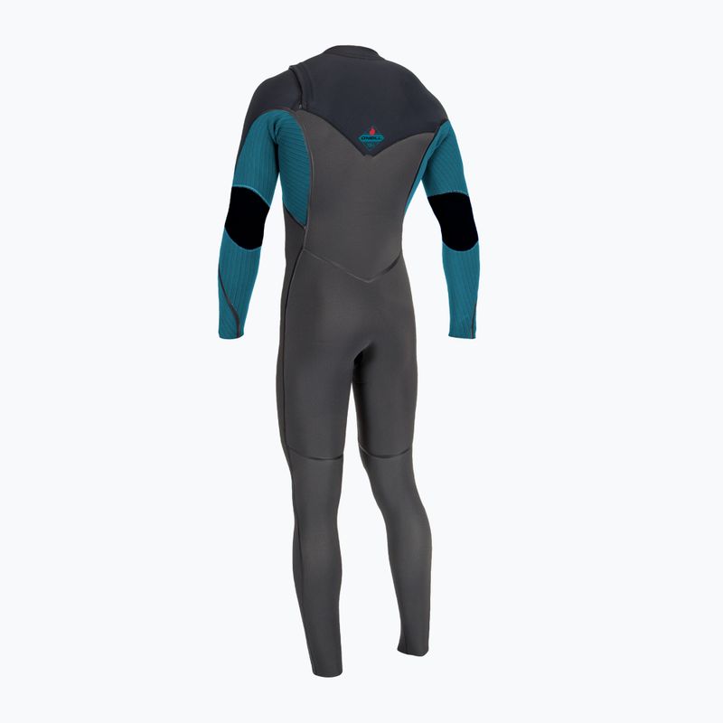 O'Neill Hyperfreak Fire 5/4+ Chest Zip Full midnight/fekete/idepool gyermek úszószivacs 2
