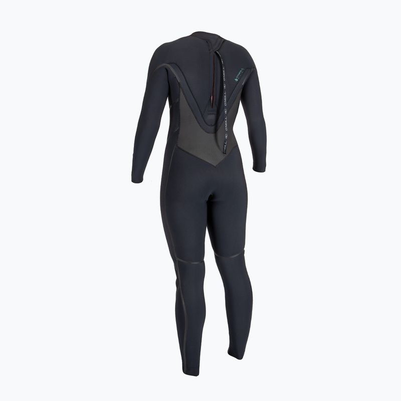 Női úszóruha habszivacsból O'Neill Psycho Tech 5/4+ Back Zip Full black/black 2