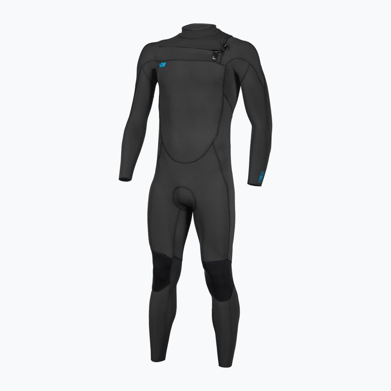 O'Neill Youth Ninja 5/4 Chest Zip Full fekete/fekete/fekete gyermek úszószivacs