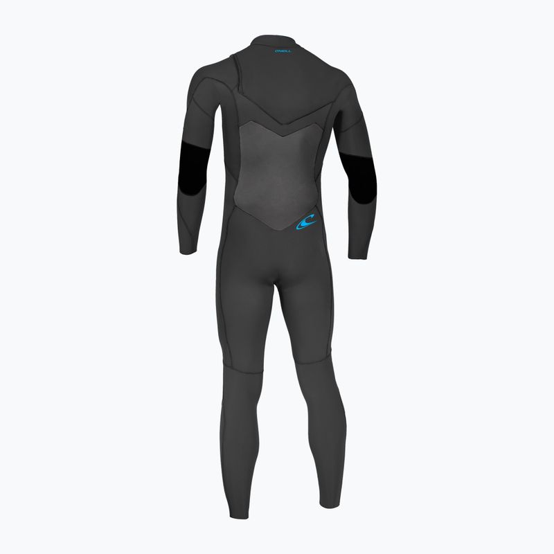 O'Neill Youth Ninja 5/4 Chest Zip Full fekete/fekete/fekete gyermek úszószivacs 2