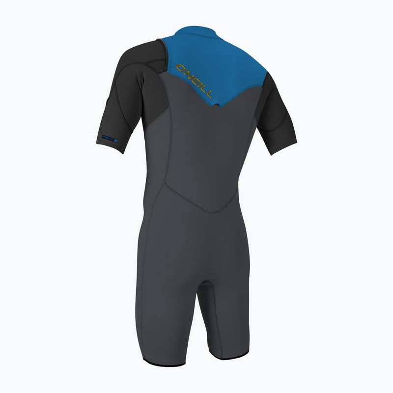 Férfi úszóhab O'Neill Hammer 2mm Chest Zip SS Spring graphite/black/ocean 2