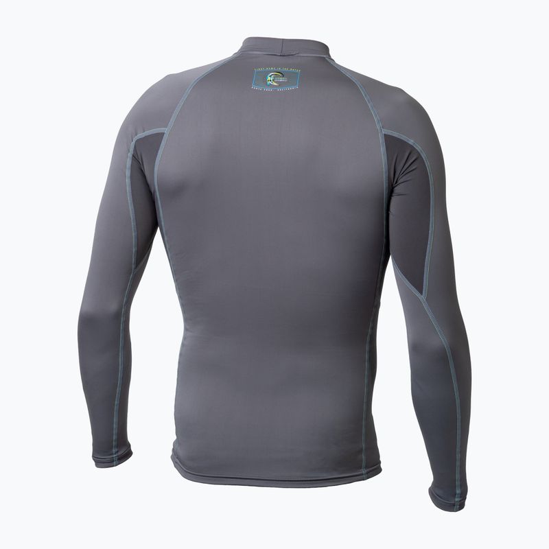 Férfi úszó hosszú ujjú felső O'Neill Trvlr Graphic Skins Rash Guard smoke/graphite/smoke:multi(tri-glo) 2
