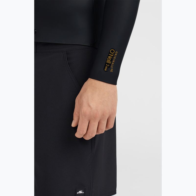 Férfi neoprén kabát O'Neill O'Riginal 2 mm Beavertail Full Zip Jacket black/black 5