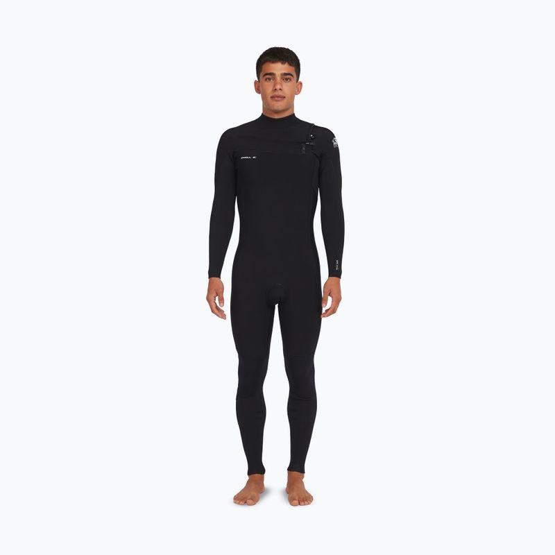 Férfi úszóruha O'Neill Epic 3/2 Chest Zip Full A05 black/black/black 3
