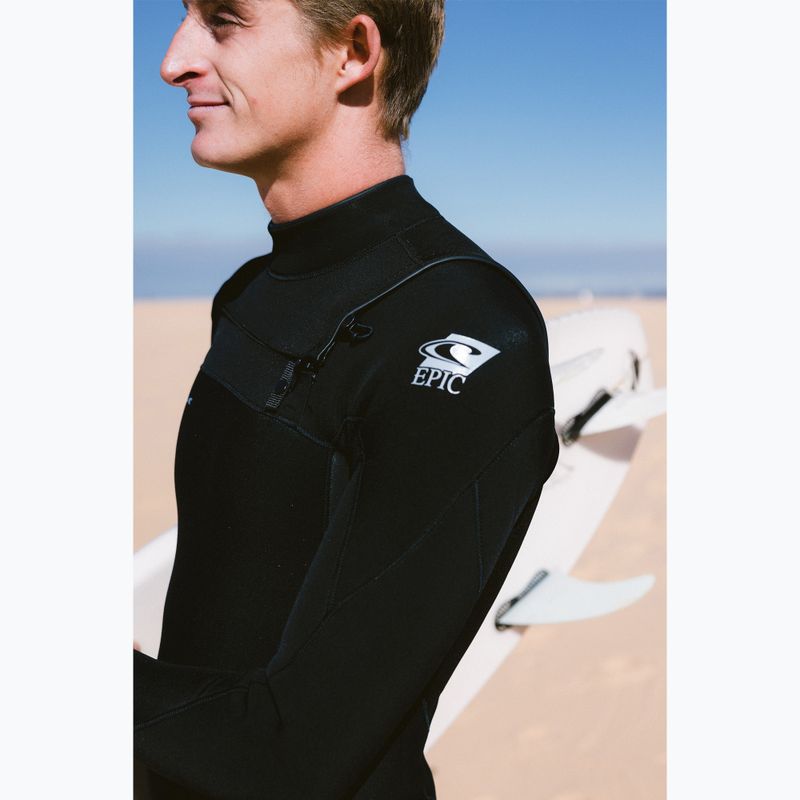 Férfi úszóruha O'Neill Epic 5/4 Chest Zip Full A05 black/black/black 8