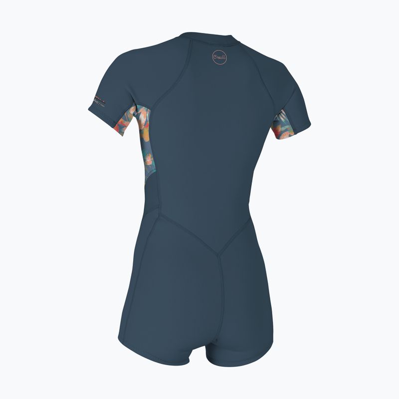 O'Neill Bahia 2/1 mm Front Zip Spring női búvárruha koppen kék/ painted tropics/ koppen kék 2