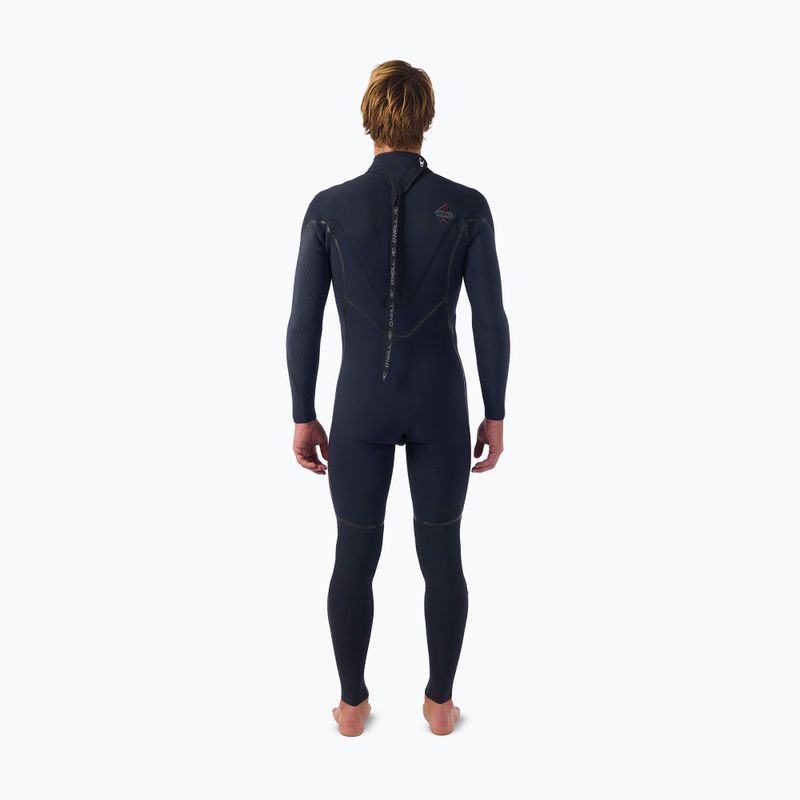 Férfi úszóruha O'Neill Hyperfreak Fire 4/3+ mm Back Zip Full black/black 2