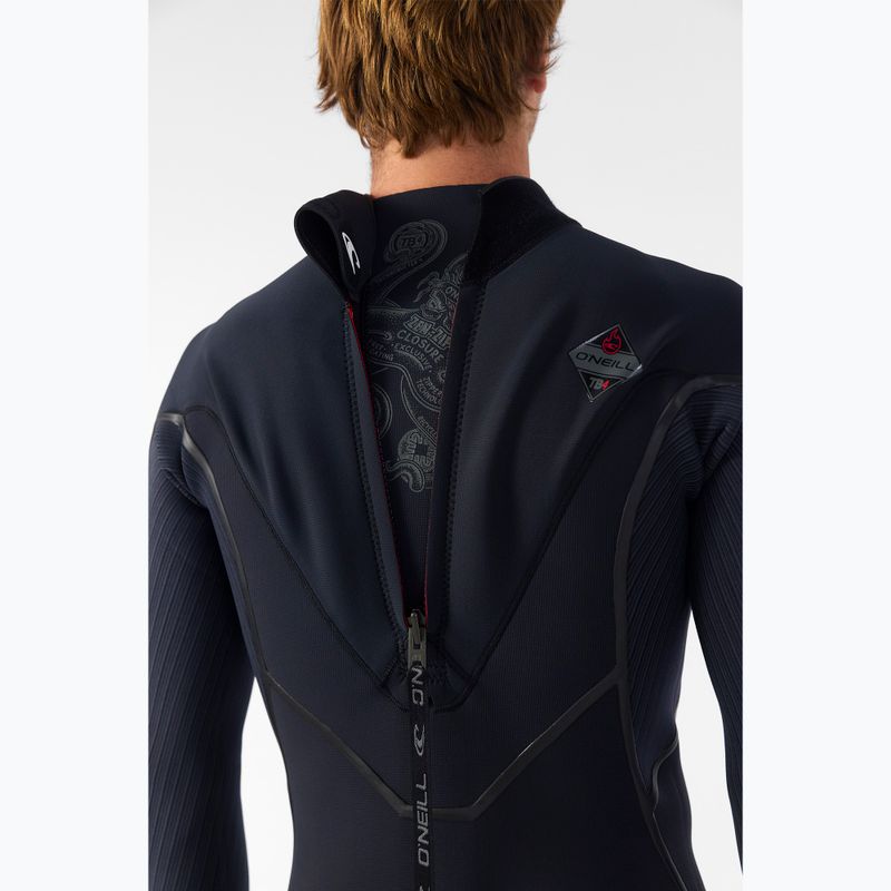 Férfi úszóruha O'Neill Hyperfreak Fire 4/3+ mm Back Zip Full black/black 6