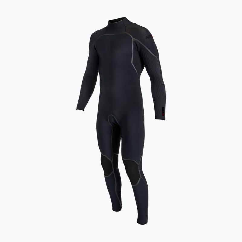 Férfi úszóruha O'Neill Hyperfreak Fire 4/3+ mm Back Zip Full black/black 12