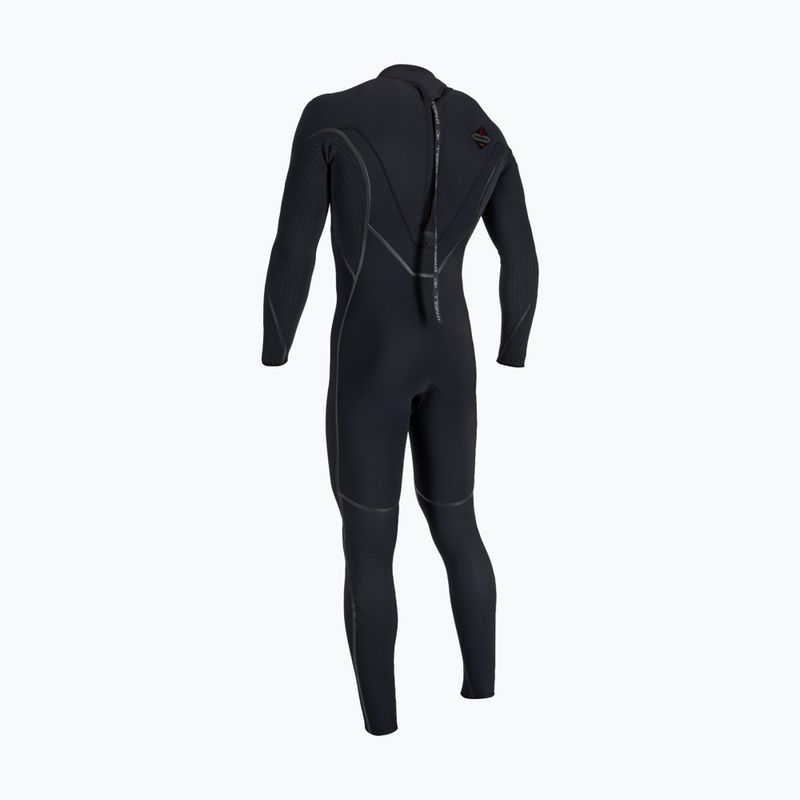 Férfi úszóruha O'Neill Hyperfreak Fire 4/3+ mm Back Zip Full black/black 13