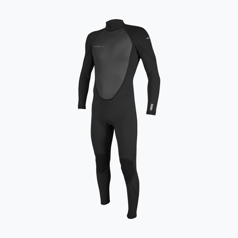 Férfi úszóruha O'Neill Reactor-2 3/2 mm Back Zip Full black/black