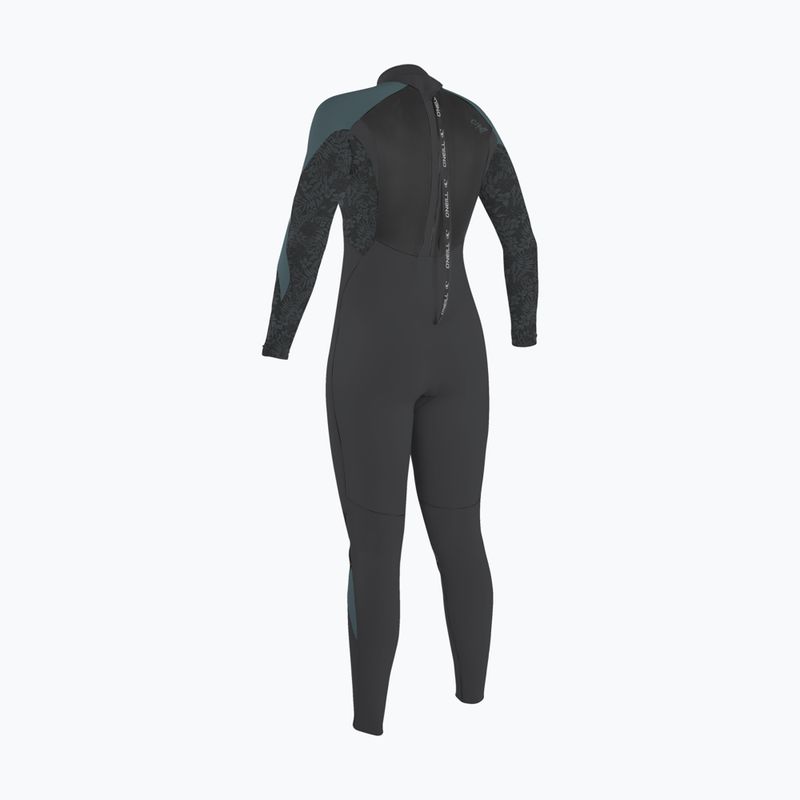 Női úszóruha O'Neill Epic 3/2 Back Zip Full IT1 tempered steel/shaded island sky/shade 2