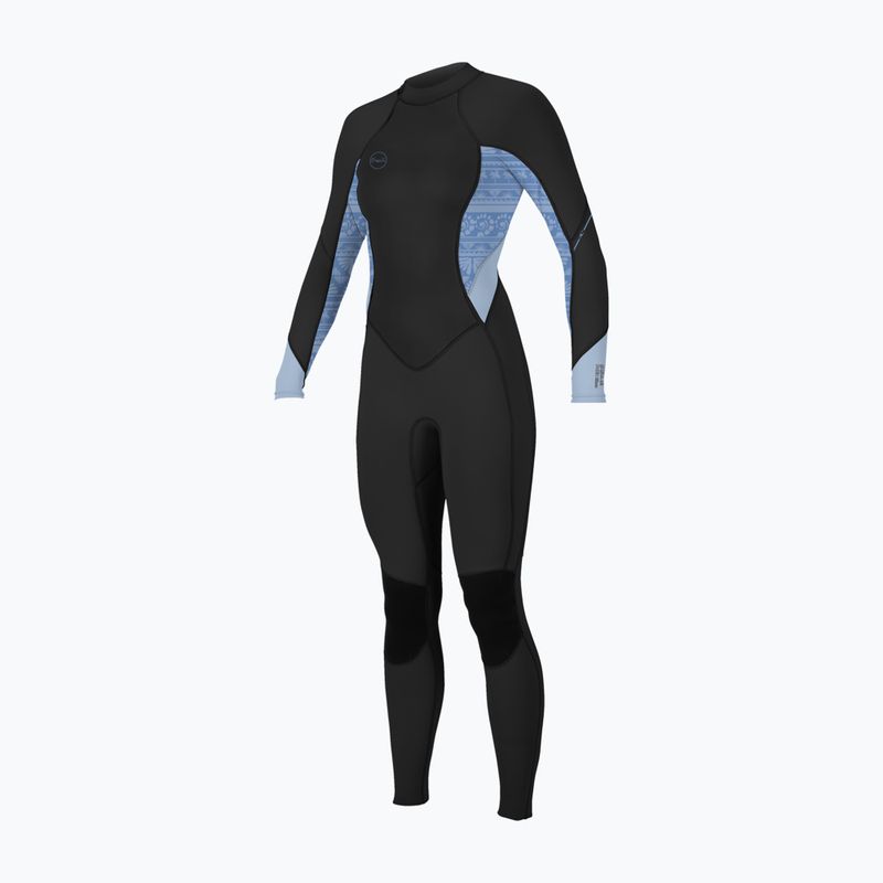 Női úszóruha O'Neill Bahia 3/2 Back Zip Full IQ5 black/surf abstract/chambray blue