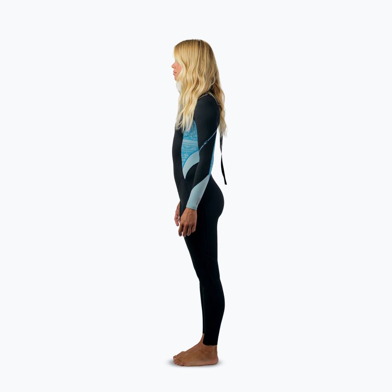 Női úszóruha O'Neill Bahia 3/2 Back Zip Full IQ5 black/surf abstract/chambray blue 5