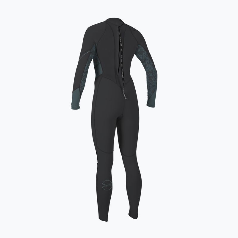 Női úszóruha O'Neill Bahia 3/2 Back Zip Full IT1 tempered steel/shaded island sky/shade 2
