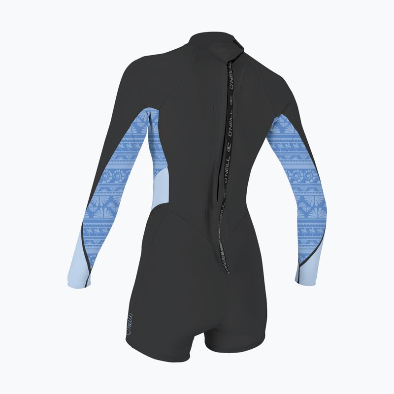 Női neoprén ruha úszáshoz O'Neill Bahia 2/1 mm Back Zip Spring tempered steel/surf abstract 2