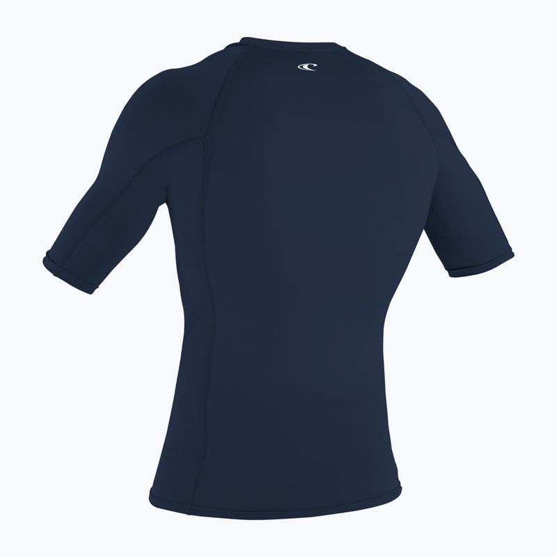 Férfi úszó póló O'Neill Basic Skins Rash Guard SS navy 2
