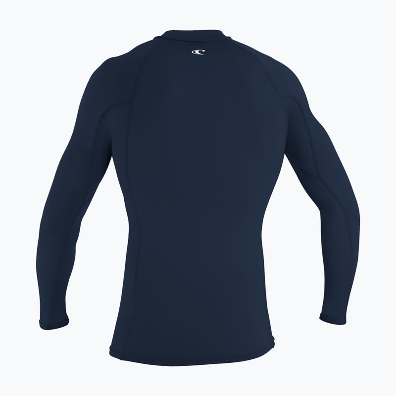 Férfi hosszú ujjú úszófelső O'Neill Basic Skins Rash Guard LS navy 2