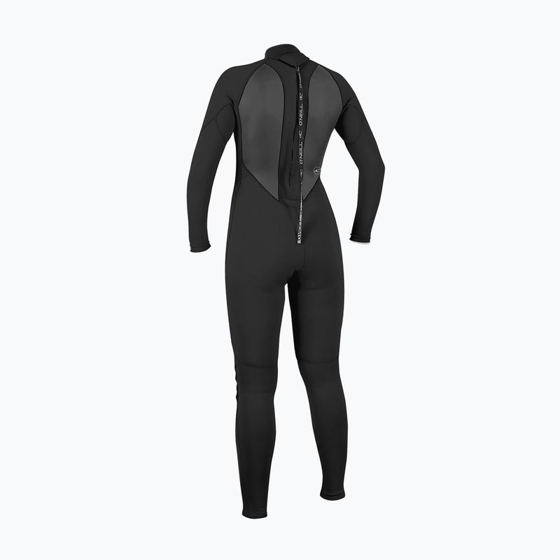 Női úszóruha O'Neill Reactor-2 3/2 Back Zip Full J18 black/black 2