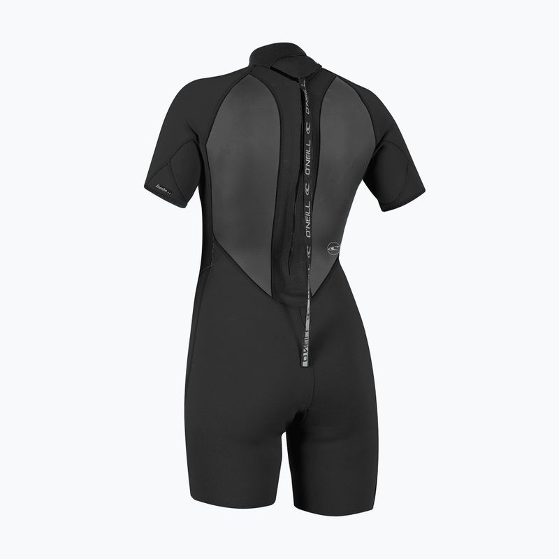 Női úszóruha O'Neill Reactor-2 2mm Back Zip SS Spring IS7 black/black 2
