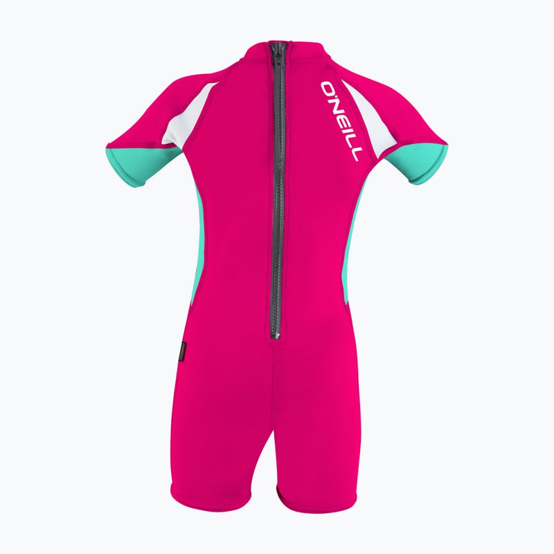 Overál UPF 50+ O'Neill Child Basic Skins UV Spring IT4 watermelon/light aqua/white 2