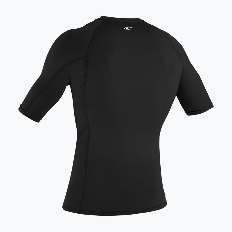 Férfi úszó póló O'Neill Basic Skins Rash Guard SS black 2