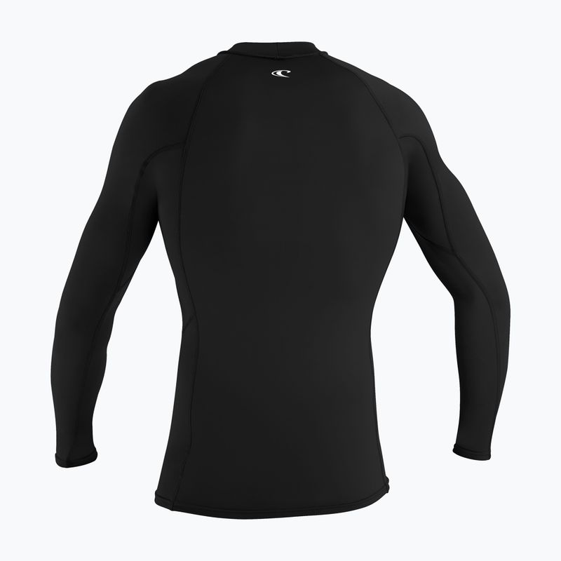 Férfi hosszú ujjú úszófelső O'Neill Basic Skins Rash Guard LS black 2