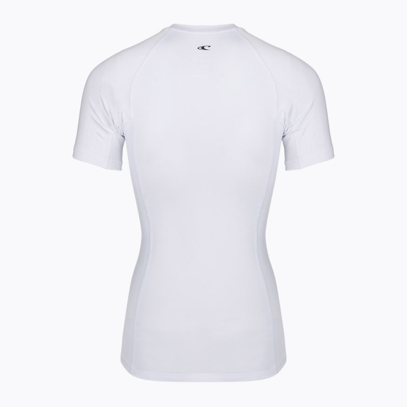 Női úszó póló O'Neill Basic Skins Rash Guard SS white 2