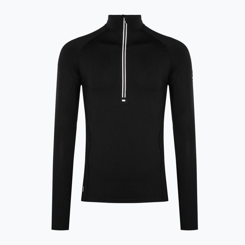 Férfi Surfanic Bodyfit Zip Neck thermo pulóver fekete 4