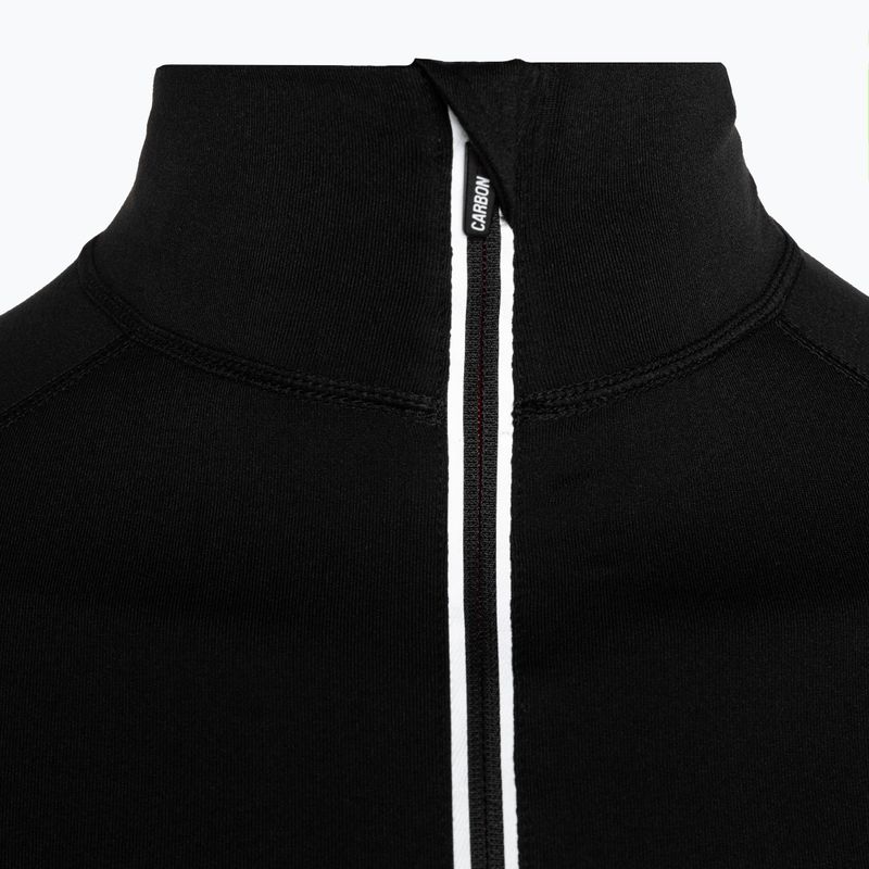 Férfi Surfanic Bodyfit Zip Neck thermo pulóver fekete 6