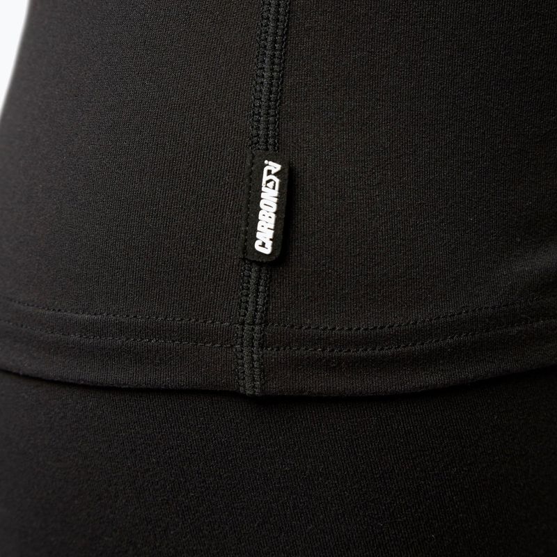 Női termoaktív pulóver Surfanic Cozy Zip Neck fekete 7