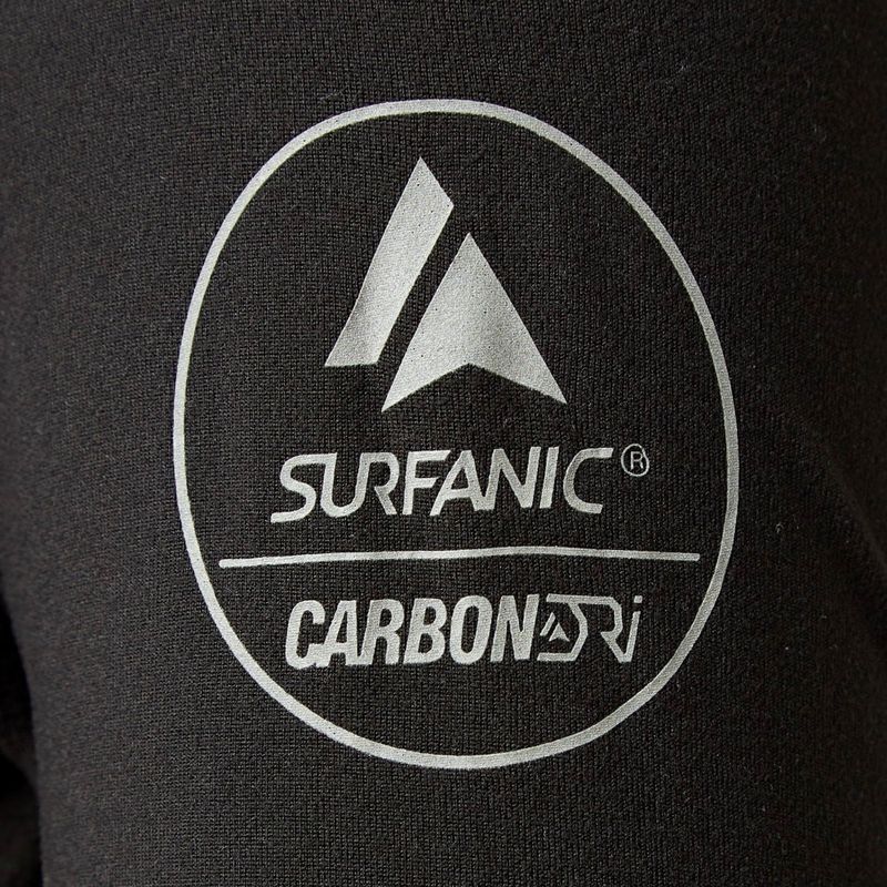 Női termoaktív pulóver Surfanic Cozy Zip Neck fekete 9
