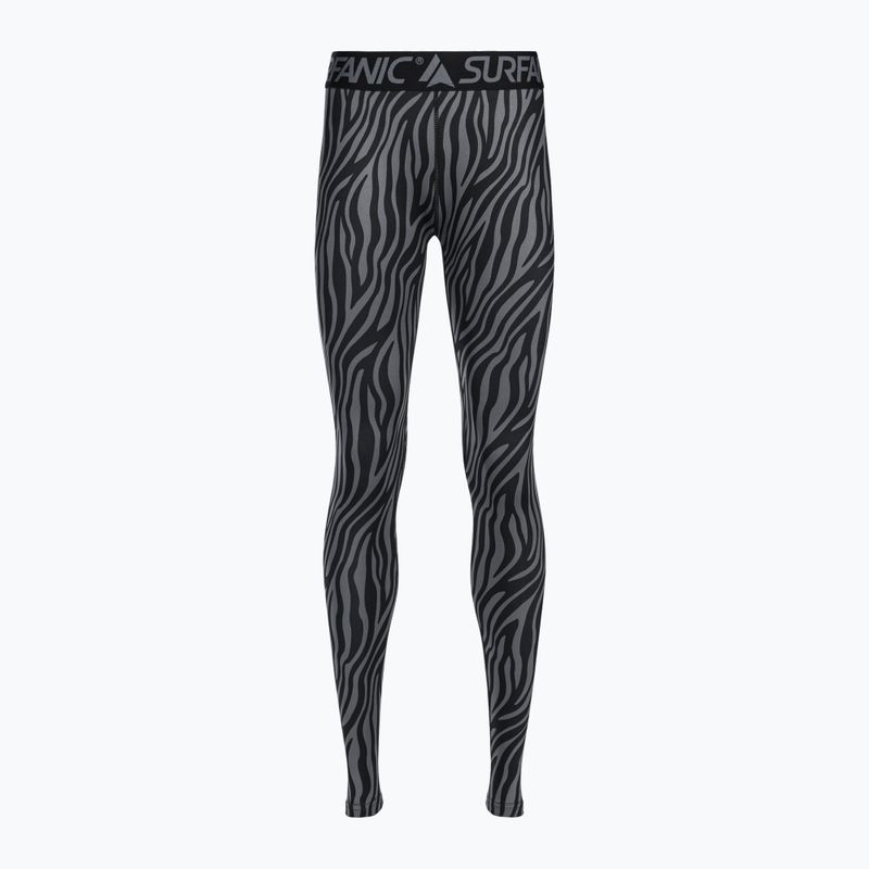 Női termoaktív nadrág Surfanic Cozy Limited Edition Long John black zebra 5