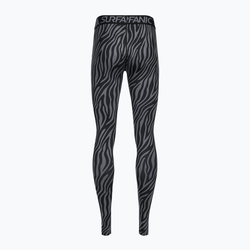 Női termoaktív nadrág Surfanic Cozy Limited Edition Long John black zebra 6