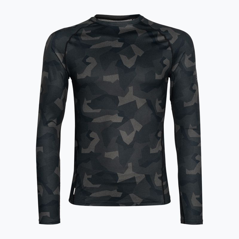Férfi Surfanic Bodyfit Limited Edition Crew Neck erdei geo camo thermo hosszú ujjú 4