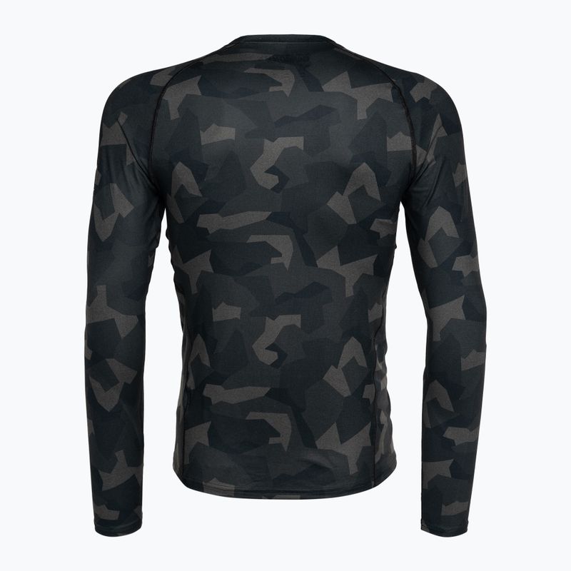 Férfi Surfanic Bodyfit Limited Edition Crew Neck erdei geo camo thermo hosszú ujjú 5